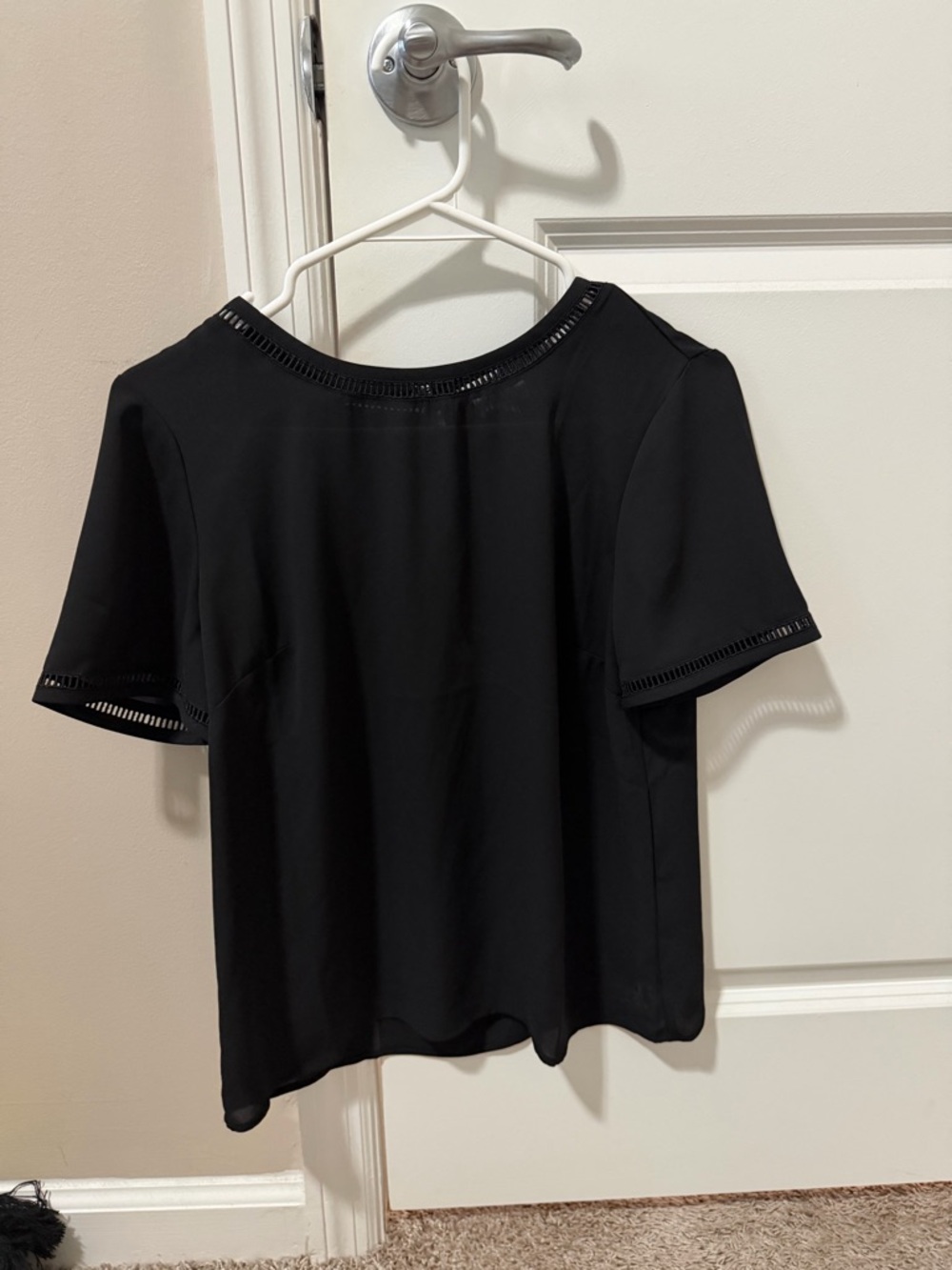 Black Short-Sleeve Women's Top - NWOT - J CREW